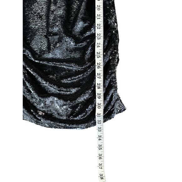 $620 IRO Gray Anthracite Miracle Sequin Mini Dress Sz 36/4/Small - Picture 10 of 12